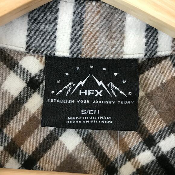 New HFX women's shirt jacket  relaxed fit drop shoulder pockets size S - Picture 4 of 10